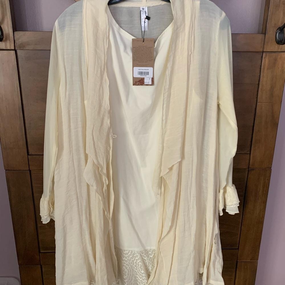 Dress with matching cardigan